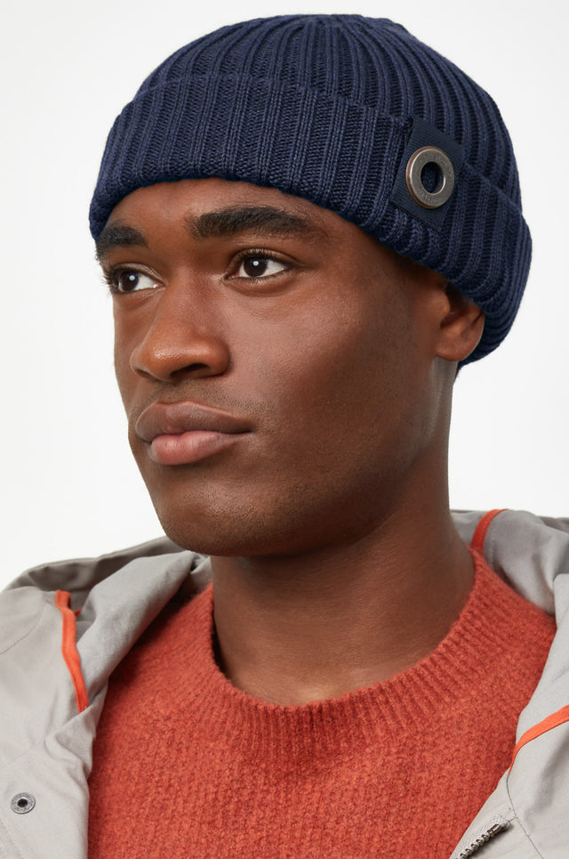 Fisherman Merino Wool Beanie Made In England