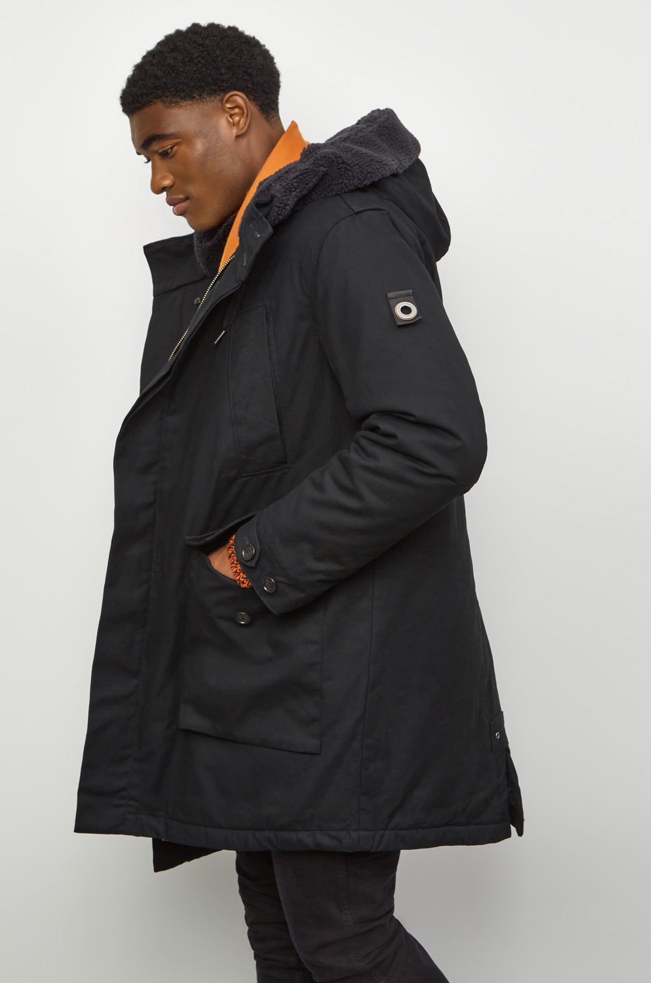 Long sale length parka