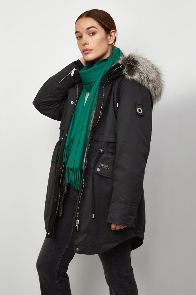 Caversham Long-Length Faux Fur Parka aka The Two-In-One