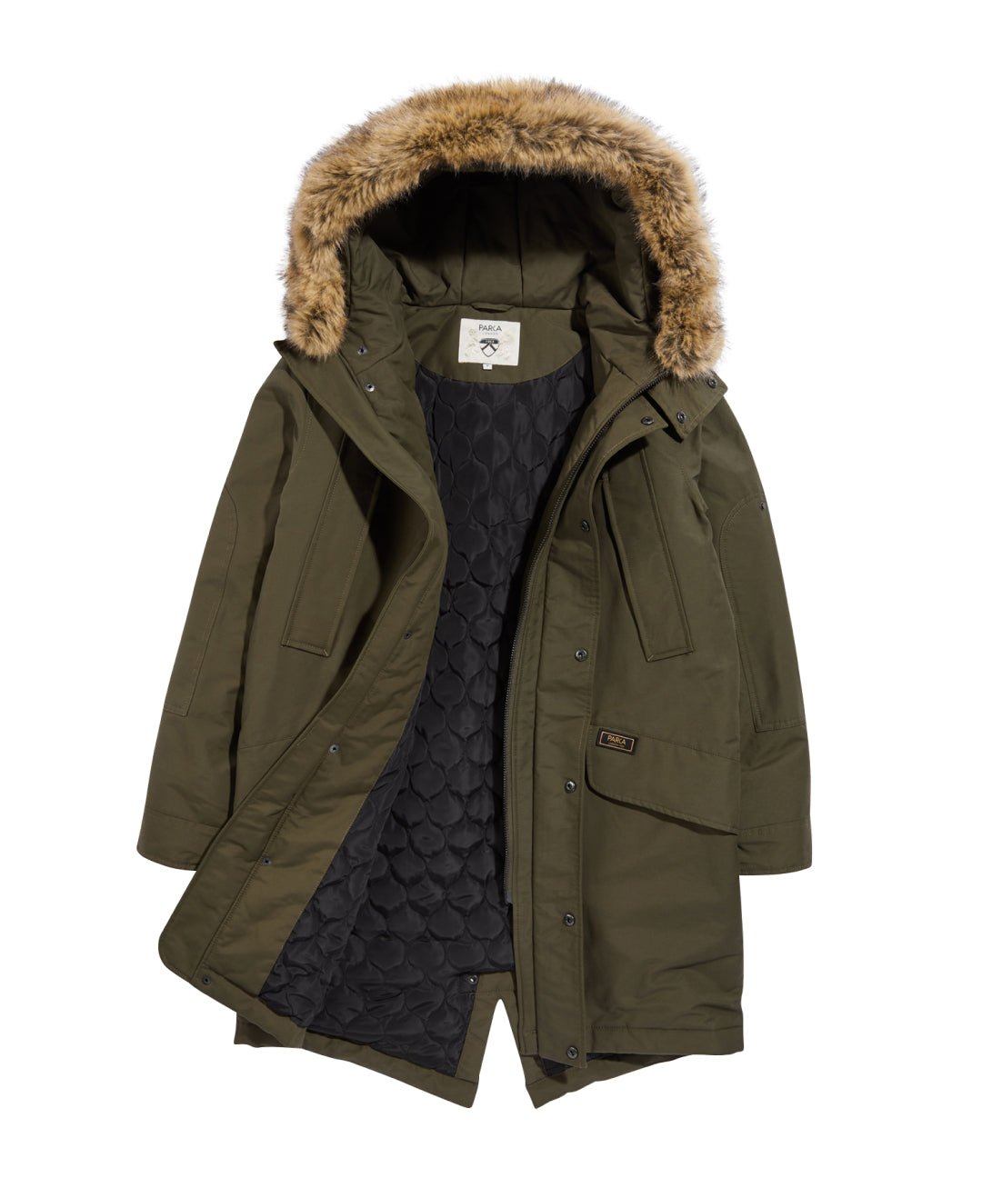 Carnaby Long Length Faux Fur Parka