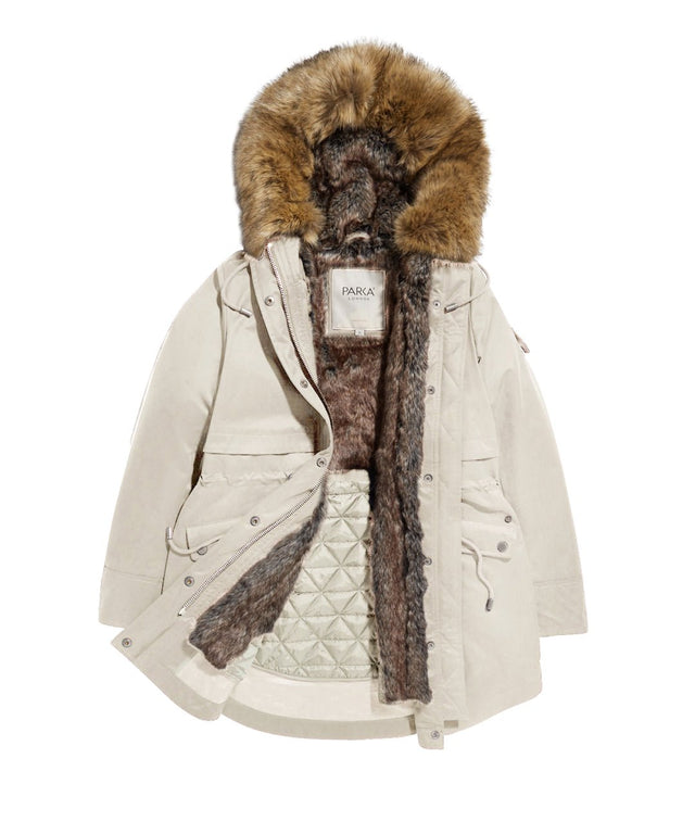 Caversham Long - Length Faux Fur Parka aka The Two - In - One - Parka London