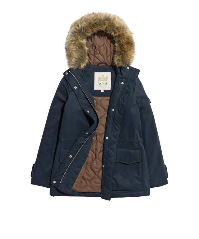 Farringdon Mid - Length Faux Fur Parka - Parka London