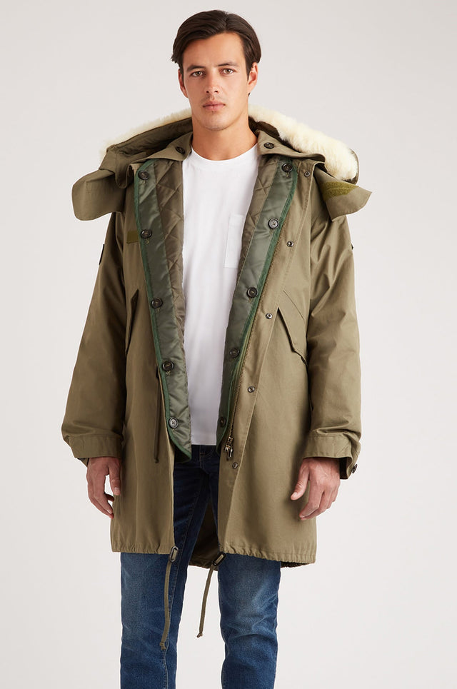 The P53 Long - Length Faux Fur Parka - Parka London