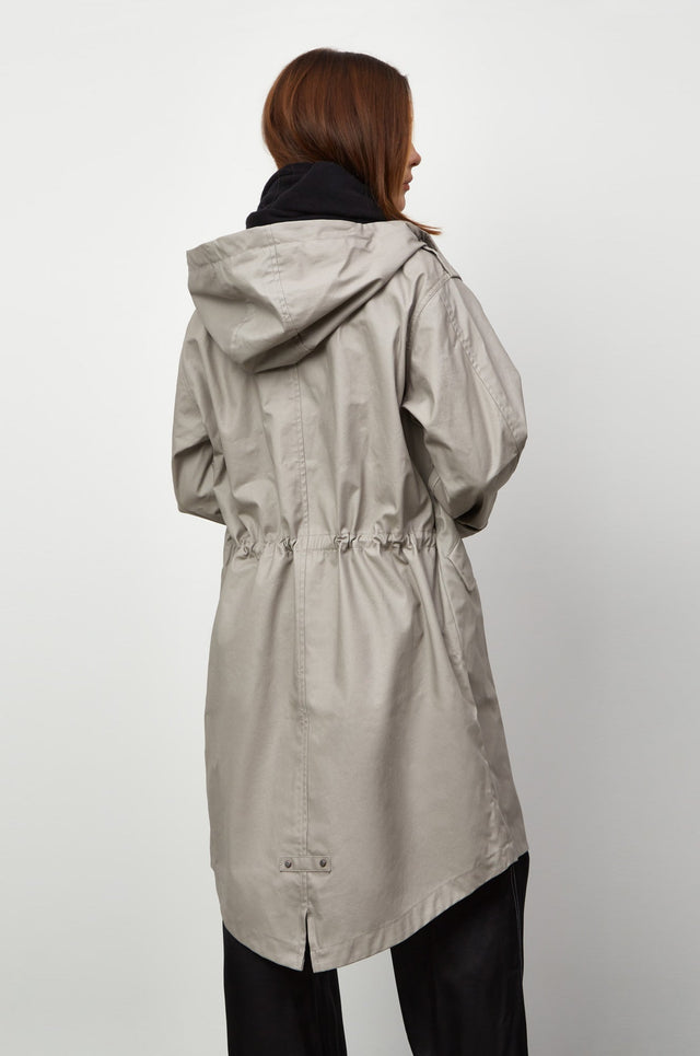 Watson Waxed Cotton Long - Length Parka - Parka London