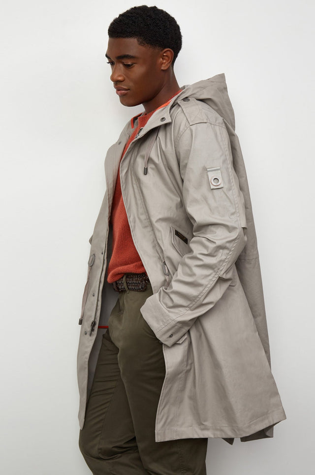 Watson Waxed Cotton Long - Length Parka - Parka London